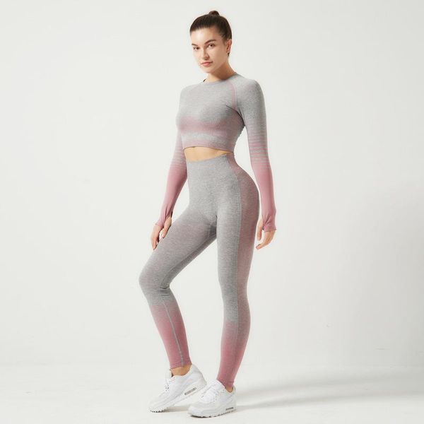 yoga outfit suit women's large quick drying fitness two-piece set gradient sports sui
yoga outfit suit women's large quick drying fitness two-piece set gradient sports sui