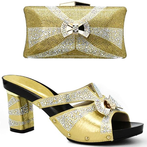 latest gold color italian ladie shsoes and bag set decorated with rhinestone shoes african nigerian women dress, Black
latest gold color italian ladie shsoes and bag set decorated with rhinestone shoes african nigerian women dress, Black