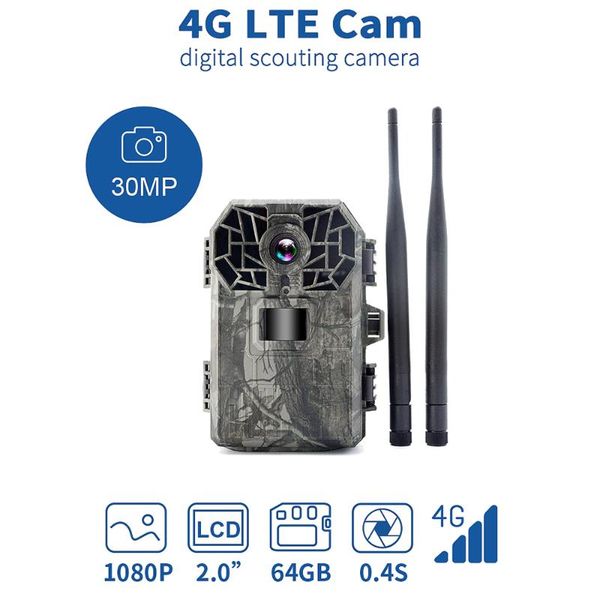 hunting cameras 1080p 30mp video fast trigger time 4g infrared surveillance trail camera outdoor ip66 waterproof
hunting cameras 1080p 30mp video fast trigger time 4g infrared surveillance trail camera outdoor ip66 waterproof