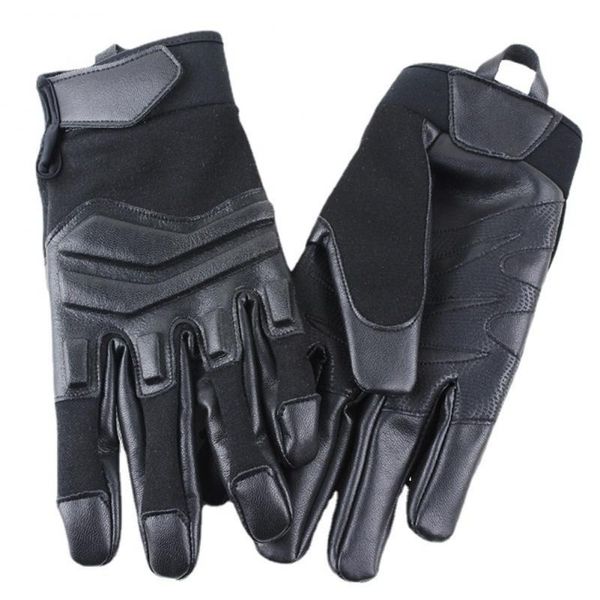 cycling gloves full finger tactical army military paintball shooting pu leather touch screen rubber protective gear women men, Black
cycling gloves full finger tactical army military paintball shooting pu leather touch screen rubber protective gear women men, Black