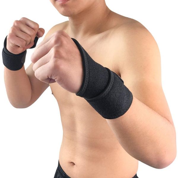wrist support quality materials sports protection pressure palm fully adjustable breathable bracers, Black;red
wrist support quality materials sports protection pressure palm fully adjustable breathable bracers, Black;red