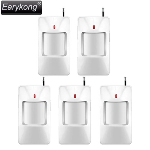 alarm systems earykong 5pcs/lot 433mhz wireless infrared pir detector, motion sensor, for home burglar system, no battery 
alarm systems earykong 5pcs/lot 433mhz wireless infrared pir detector, motion sensor, for home burglar system, no battery