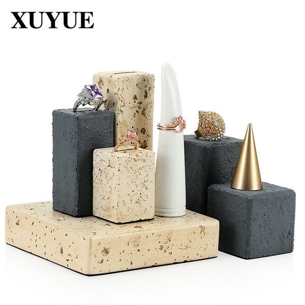 jewelry pouches, bags ring display stand plaster creative props spot holder, Pink;blue
jewelry pouches, bags ring display stand plaster creative props spot holder, Pink;blue