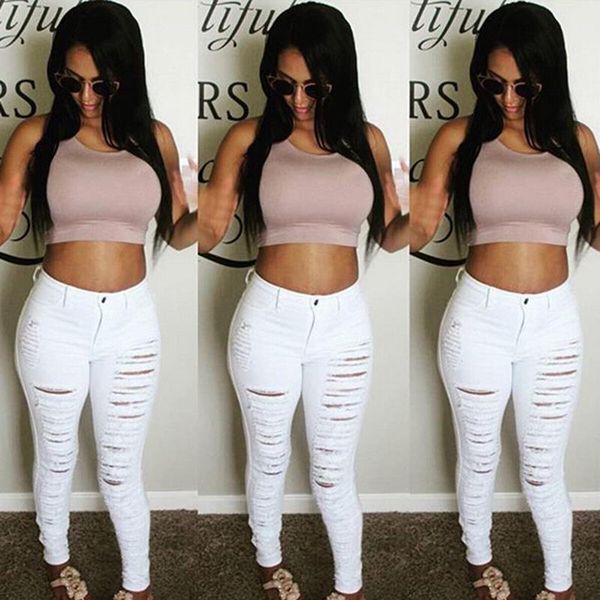 fall skinny denim midweight womens jeans pants holes destroyed knee pencil casual trousers black white stretch ripped, Blue
fall skinny denim midweight womens jeans pants holes destroyed knee pencil casual trousers black white stretch ripped, Blue