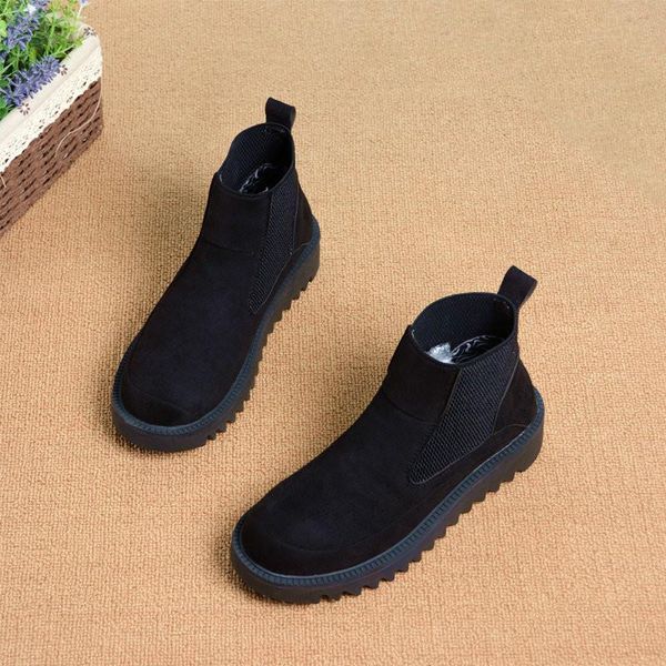 boots 2021 autumn and winter frosted short tube women's thick-soled single round toe black retro
boots 2021 autumn and winter frosted short tube women's thick-soled single round toe black retro