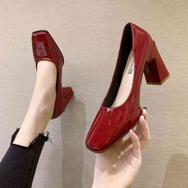 high heels sandals single shoes womens thick-heeled square toe autumn shallow mouth work, Black
high heels sandals single shoes womens thick-heeled square toe autumn shallow mouth work, Black