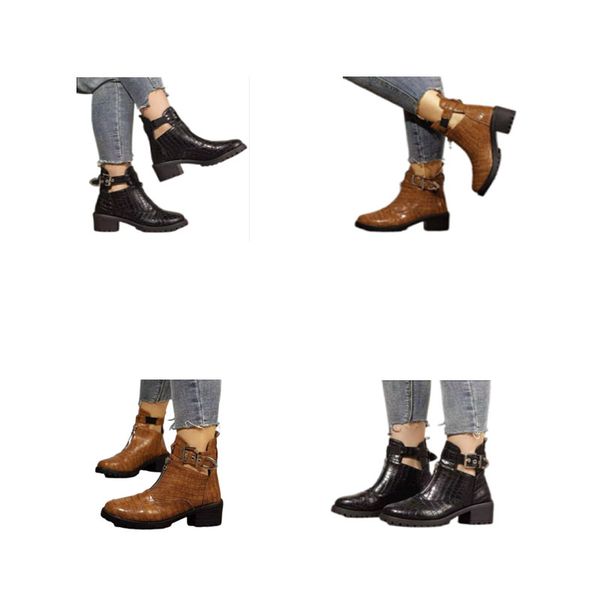 2021 women's martin boots european and american autumn and winter new shoes thick heel round head fashion boots eu35-eu43, Black
2021 women's martin boots european and american autumn and winter new shoes thick heel round head fashion boots eu35-eu43, Black