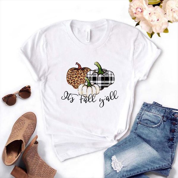 its fall yall pumpkin womens t shirts plaid leopard cotton casual funny for lady yong girl tee pm 37, White
its fall yall pumpkin womens t shirts plaid leopard cotton casual funny for lady yong girl tee pm 37, White