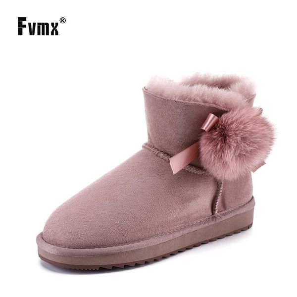 boots fvmx sheepskin suede leather shearling wool fur lined women short winter pom-pom ankle snow shoes girls dusk brown, Black
boots fvmx sheepskin suede leather shearling wool fur lined women short winter pom-pom ankle snow shoes girls dusk brown, Black