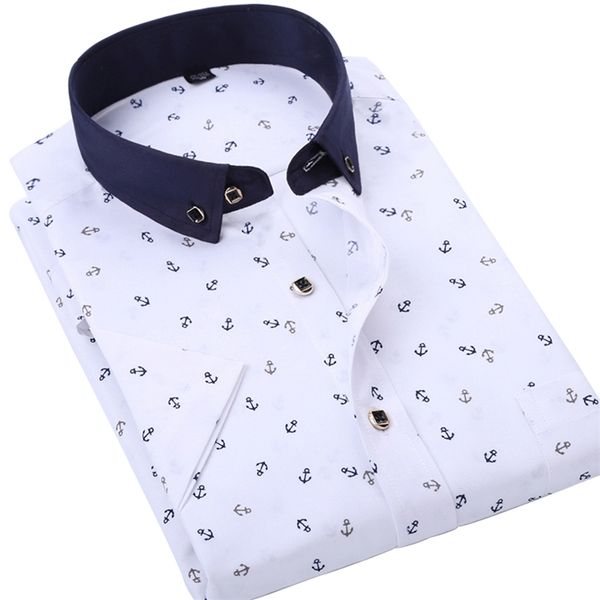 aoliwen brand fashion men's printed short-sleeved shirt light breathable men's slim shirt summer comfortable casual shirt 210714, White;black
aoliwen brand fashion men's printed short-sleeved shirt light breathable men's slim shirt summer comfortable casual shirt 210714, White;black