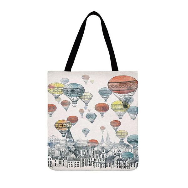 shopping bags ladies shoulder bag city and air balloon pencil drawing print tote for women casual outdoor beach
shopping bags ladies shoulder bag city and air balloon pencil drawing print tote for women casual outdoor beach