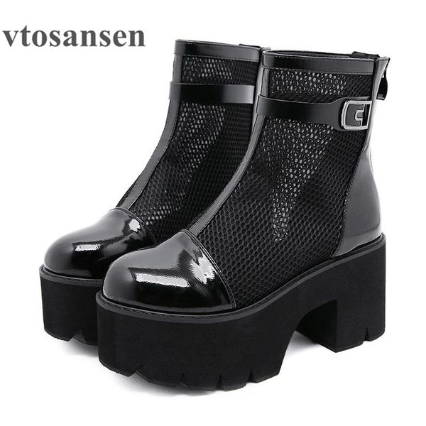 boots shoes 2021 s black gothic female short patent leather mixed air mesh women ankle hollow out platform lady
boots shoes 2021 s black gothic female short patent leather mixed air mesh women ankle hollow out platform lady