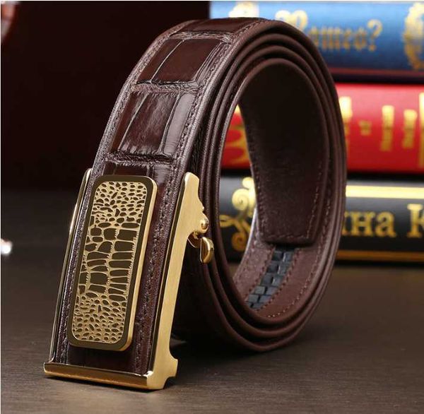 100% real genuine crocodile belly skin men belt with high end quality stainless steel automatic buckles in gold silver color belts, Black;brown
100% real genuine crocodile belly skin men belt with high end quality stainless steel automatic buckles in gold silver color belts, Black;brown