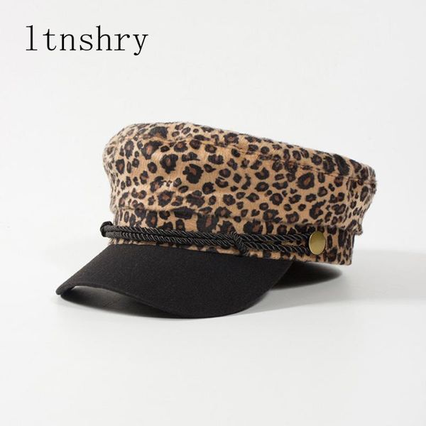 berets women leopard print military cap beret female flat hats for sboy british style gorras spring autumn, Blue;gray
berets women leopard print military cap beret female flat hats for sboy british style gorras spring autumn, Blue;gray