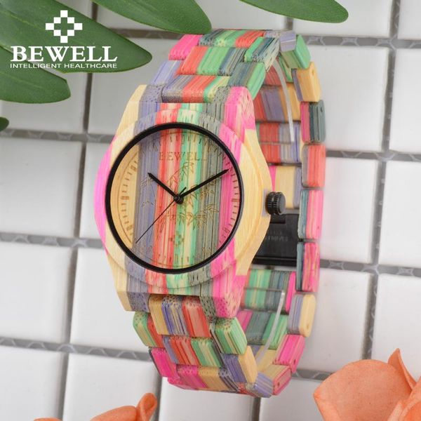 wristwatches bewell 105dl nature handmade colorful bamboo wood watch women analog quartz fashion wristwatch with mix colors, Slivery;brown
wristwatches bewell 105dl nature handmade colorful bamboo wood watch women analog quartz fashion wristwatch with mix colors, Slivery;brown