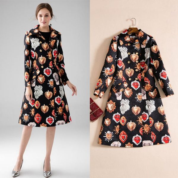 women's trench coats 2021 arrival autumn runway clothes women fashion double breasted slim jacket elegant printed vintage coat, Tan;black
women's trench coats 2021 arrival autumn runway clothes women fashion double breasted slim jacket elegant printed vintage coat, Tan;black