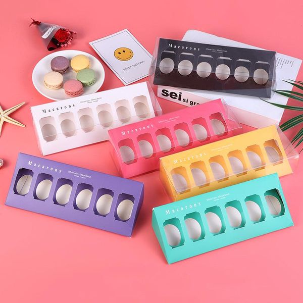 gift wrap 100pcs/lot colorful transparent pvc cardboard macaron box 6 cake biscuit wholesale
gift wrap 100pcs/lot colorful transparent pvc cardboard macaron box 6 cake biscuit wholesale