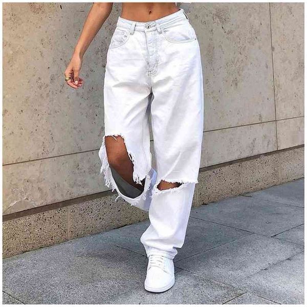 women's pants wide leg hole jeans women high waist casual loose spring summer ripped denim femme pantalon 210922, Blue
women's pants wide leg hole jeans women high waist casual loose spring summer ripped denim femme pantalon 210922, Blue