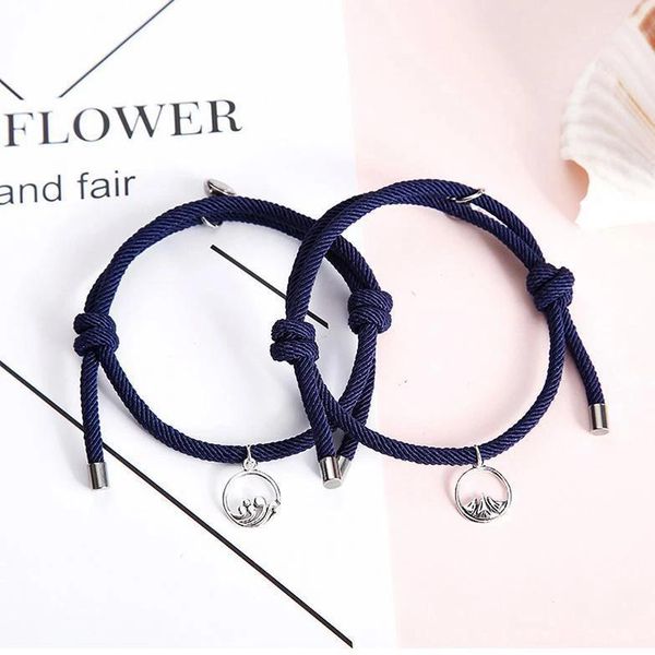 craft tools 2pcs magnetic mutual attraction couple bracelet for women adjustable handmade vows of eternal braided rope charm jewelry gift
craft tools 2pcs magnetic mutual attraction couple bracelet for women adjustable handmade vows of eternal braided rope charm jewelry gift