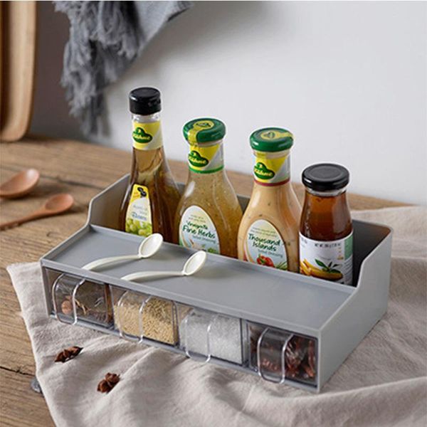 storage bottles & jars creative plastic transparent spoon box multi-function modern environmentally friendly home kitchen seasoning 4 grid r
storage bottles & jars creative plastic transparent spoon box multi-function modern environmentally friendly home kitchen seasoning 4 grid r