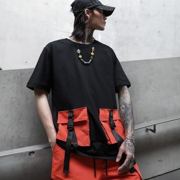men's t-shirts summer men short sleeve streetwear t shirts hip hop ribbons big pockets tee shirt homme abz671 8hzz, White;black
men's t-shirts summer men short sleeve streetwear t shirts hip hop ribbons big pockets tee shirt homme abz671 8hzz, White;black