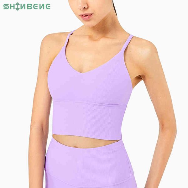 shinbene ribbed v-neck fitness gym athletic crop bra women naked feel sweat-wicking padded workout yoga sport bras, Red;black
shinbene ribbed v-neck fitness gym athletic crop bra women naked feel sweat-wicking padded workout yoga sport bras, Red;black