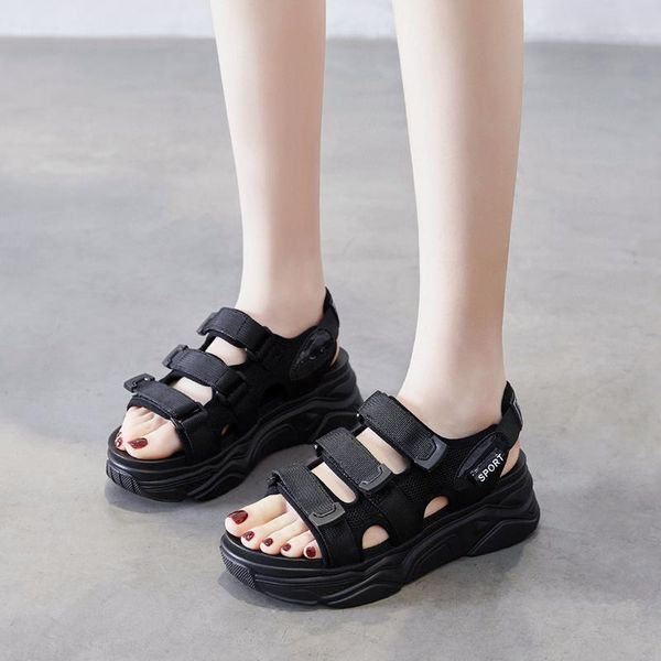 sandals 2021 women shoes summer platform wedge open toed anti-skid slippers fashion thick heel beach flip flops, Black
sandals 2021 women shoes summer platform wedge open toed anti-skid slippers fashion thick heel beach flip flops, Black