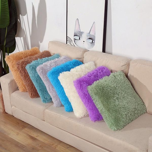 cushion/decorative pillow plush cushion cover home decor covers living room bedroom sofa decorative shaggy fluffy car chair el pillowcase
cushion/decorative pillow plush cushion cover home decor covers living room bedroom sofa decorative shaggy fluffy car chair el pillowcase