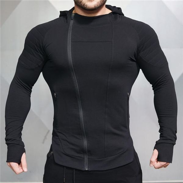 gym clothing style men's sports and leisure hoodie fitness jacket running quick-dry breathable sport zip coat, White;black
gym clothing style men's sports and leisure hoodie fitness jacket running quick-dry breathable sport zip coat, White;black