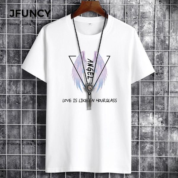 men's t-shirts jfuncy summer man t-shirt oversized street gothpunk wing letter printing short sleeve cotton comfortable top, White;black
men's t-shirts jfuncy summer man t-shirt oversized street gothpunk wing letter printing short sleeve cotton comfortable top, White;black