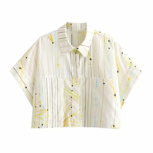 daisies print cropped women sweet vintage short sleeve summer shirts fashion front patch pockets casual women's t-shirt, White
daisies print cropped women sweet vintage short sleeve summer shirts fashion front patch pockets casual women's t-shirt, White