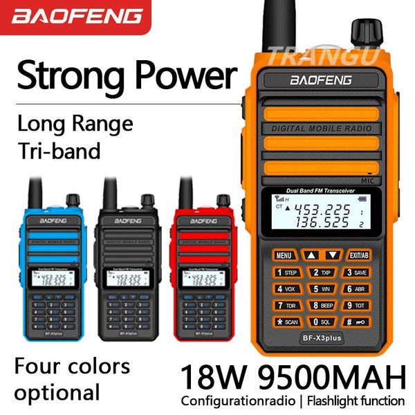 x3 plus high power walkie talkie long range tri-band ham cb radio portable hf transceiver baofeng uv-5r update version
x3 plus high power walkie talkie long range tri-band ham cb radio portable hf transceiver baofeng uv-5r update version