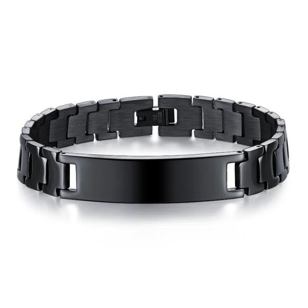 link, chain japanese and korean style personality men's stainless steel bracelet black glossy diy lettering fashion jewelry
link, chain japanese and korean style personality men's stainless steel bracelet black glossy diy lettering fashion jewelry