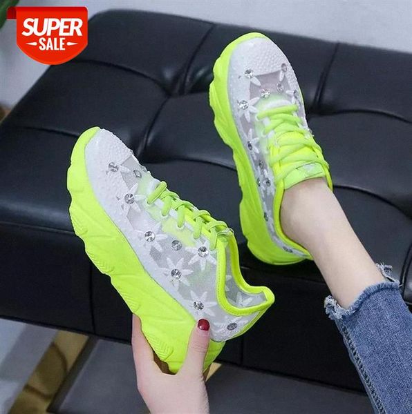 hi street breathable air mesh yellow sneakers women comfortable platform crystal floral spring summer shoes woman flats #t74r
hi street breathable air mesh yellow sneakers women comfortable platform crystal floral spring summer shoes woman flats #t74r