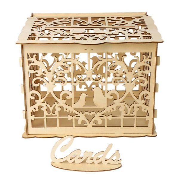 wedding gift couple birds wooden card money box case with lock rustic beautiful birthday party favors decoration supplies wrap
wedding gift couple birds wooden card money box case with lock rustic beautiful birthday party favors decoration supplies wrap
