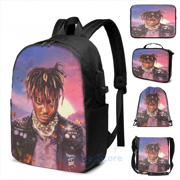 backpack graphic juice wrld legends never die millennial pink eternal purple art usb charge men school travel lapbag
backpack graphic juice wrld legends never die millennial pink eternal purple art usb charge men school travel lapbag