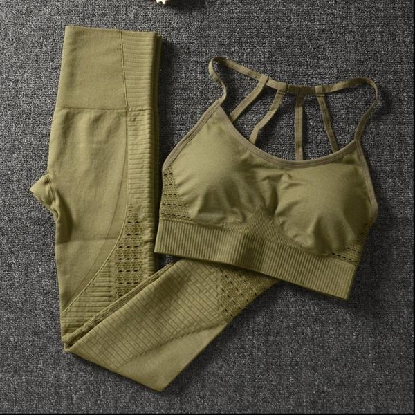 titame seamless workout set fitness womens tracksuits clothing sportswear gym leggings push up sports bra 2 piece suits, Gray
titame seamless workout set fitness womens tracksuits clothing sportswear gym leggings push up sports bra 2 piece suits, Gray