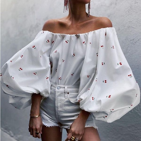 summer black strawberry printed shirt women blouses white shirt off the shoulder causal blouse female evening party 210422
summer black strawberry printed shirt women blouses white shirt off the shoulder causal blouse female evening party 210422