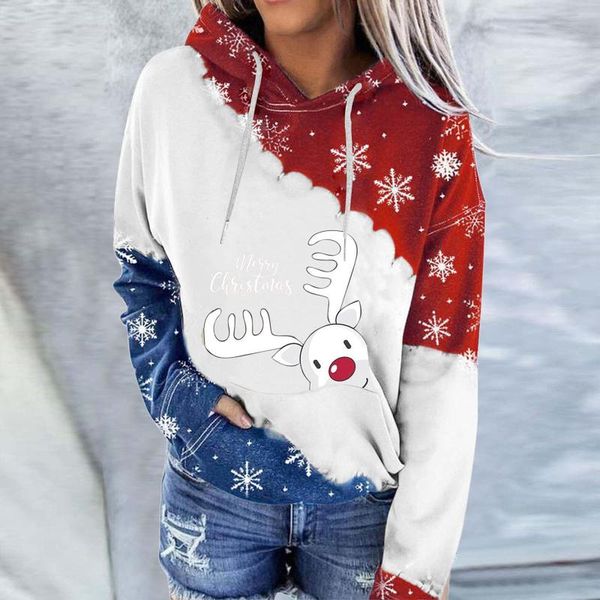 women's hoodies & sweatshirts y2k size sweatshirt christmas print long-sleeved casual blouse pullover sudaderas con capucha para mujer, Black
women's hoodies & sweatshirts y2k size sweatshirt christmas print long-sleeved casual blouse pullover sudaderas con capucha para mujer, Black