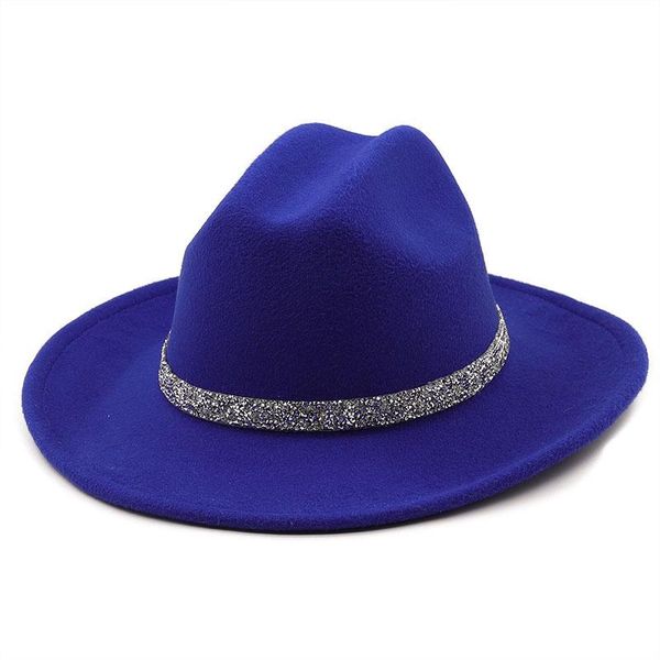 wide brim hats western cowboy felt hat for women fedora men fedoras bulk woman man formal cap female male jazz caps 2021, Blue;gray
wide brim hats western cowboy felt hat for women fedora men fedoras bulk woman man formal cap female male jazz caps 2021, Blue;gray
