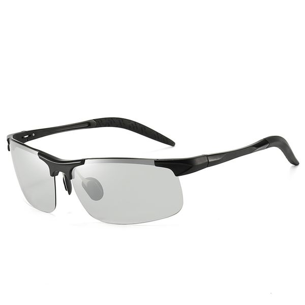 and night day dual polarized color changing sunglasses male driver driving glasses fishing vision aluminum magnesium ultra, White;black
and night day dual polarized color changing sunglasses male driver driving glasses fishing vision aluminum magnesium ultra, White;black