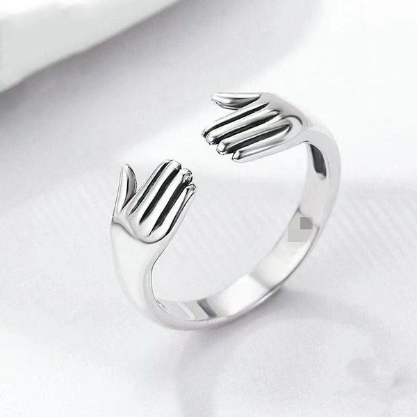 metal alloy plated silver hand rings hugging hands open ring for women girls men jewelry silver hug hands adjustable silver rings 2162 q2
metal alloy plated silver hand rings hugging hands open ring for women girls men jewelry silver hug hands adjustable silver rings 2162 q2