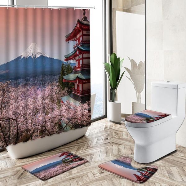 shower curtains japan mount fuji scenery curtain cherry blossom flower nature landscape home deco non-slip rug toilet cover bath mat set
shower curtains japan mount fuji scenery curtain cherry blossom flower nature landscape home deco non-slip rug toilet cover bath mat set