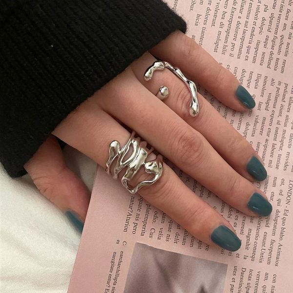 cluster rings 2021 cool hollow out geometry irregular distortion multilayer cross twist metal ring for women girls party jewelry, Golden;silver
cluster rings 2021 cool hollow out geometry irregular distortion multilayer cross twist metal ring for women girls party jewelry, Golden;silver