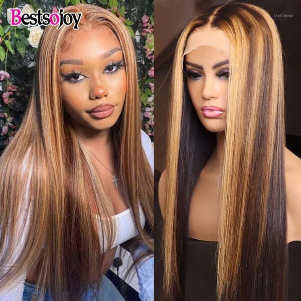 highlight wigs straight 13x1 t part human hair wig malaysia pre-plucked lace for black women highlighted middle1, Black;brown
highlight wigs straight 13x1 t part human hair wig malaysia pre-plucked lace for black women highlighted middle1, Black;brown