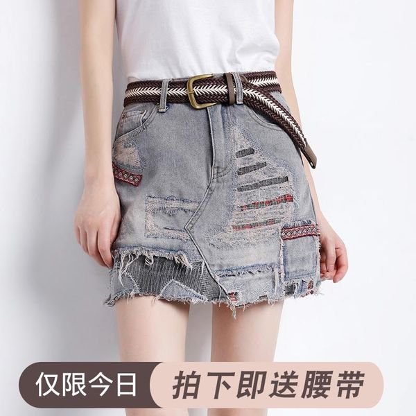 skirts 2021 summer safety anti-light-off high waist loose a-line skirt irregular denim shorts, Black
skirts 2021 summer safety anti-light-off high waist loose a-line skirt irregular denim shorts, Black