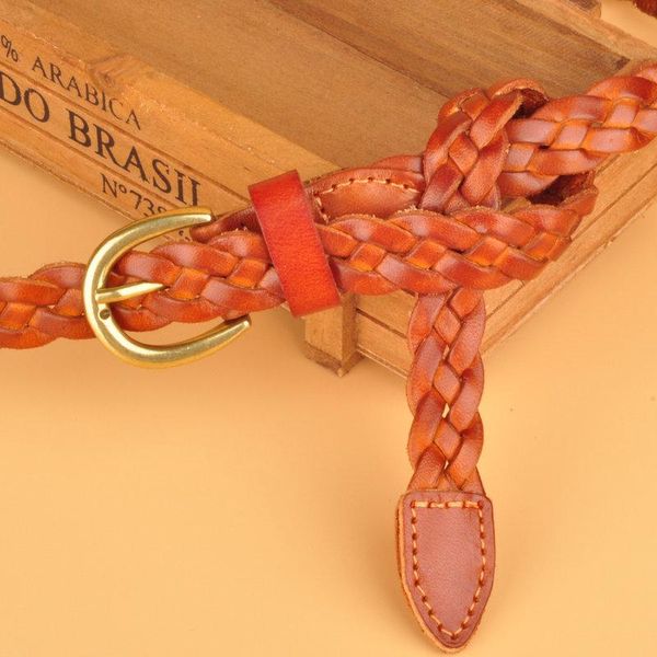 belts cowhide weave belt for women braid genuine leather fashion est dress ladies female womens pin buckle, Black;brown
belts cowhide weave belt for women braid genuine leather fashion est dress ladies female womens pin buckle, Black;brown