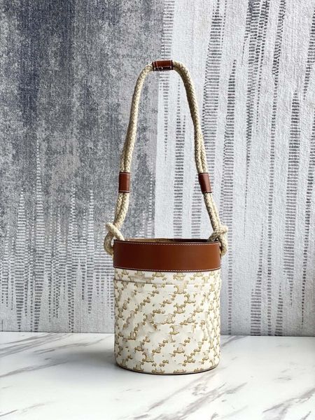 casual cylinder handbags for women 2021 barrel-shaped shoulder messenger bag fashion hemp rope strap bucket bags 
casual cylinder handbags for women 2021 barrel-shaped shoulder messenger bag fashion hemp rope strap bucket bags