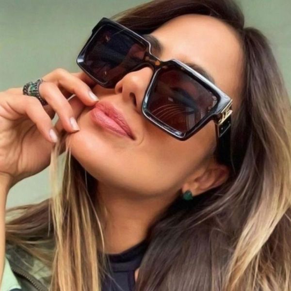 sunglasses vintage oversize square women big frame sun glasses black fashion gradient female oculos, White;black
sunglasses vintage oversize square women big frame sun glasses black fashion gradient female oculos, White;black