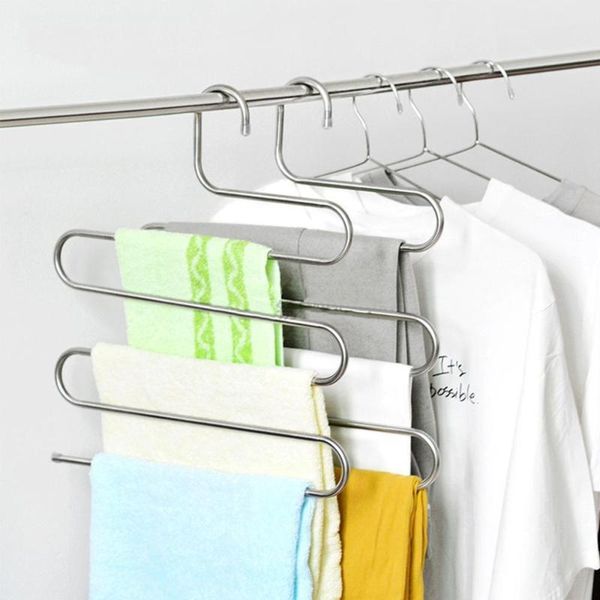 hangers & racks 1pc 5 layers s shape clothes pants storage cloth rack multilayer closet organizer
hangers & racks 1pc 5 layers s shape clothes pants storage cloth rack multilayer closet organizer